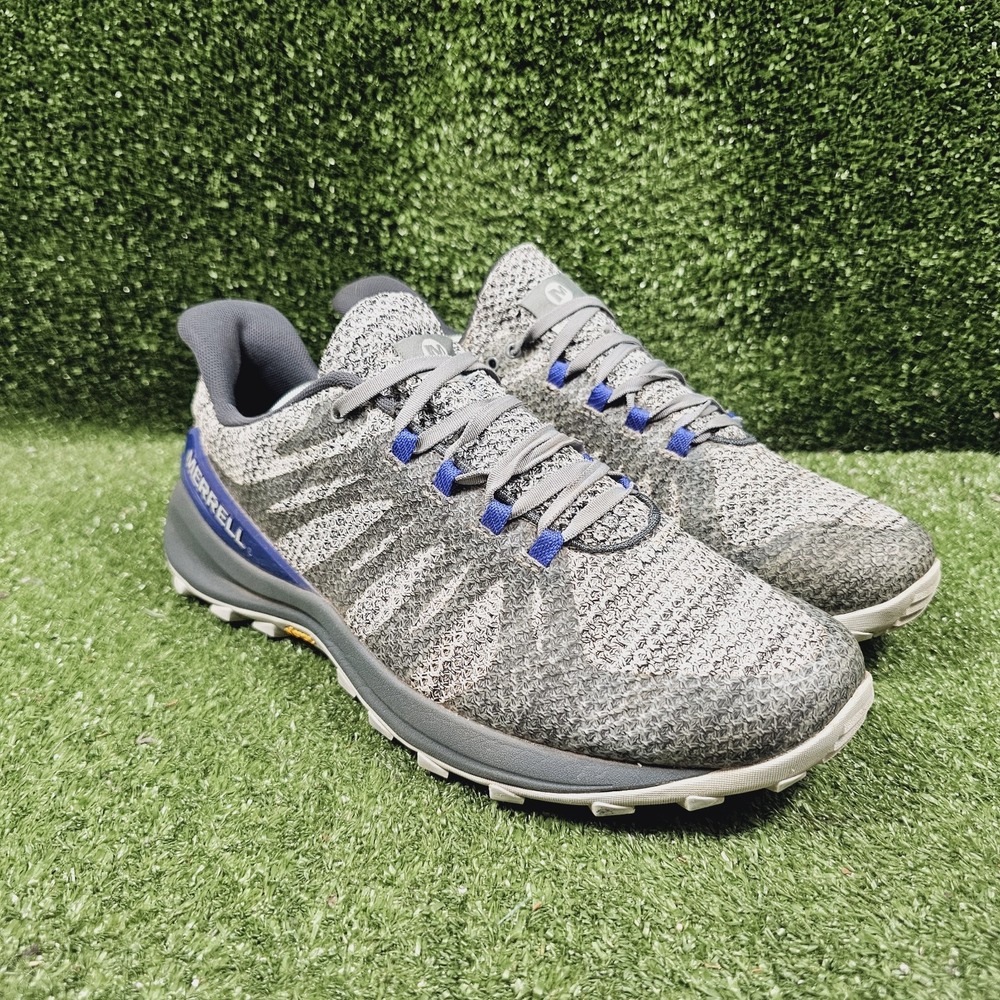 Merrell Momentous Grey Athletic Trail Hiking Running Sneakers Mens Size 11.5